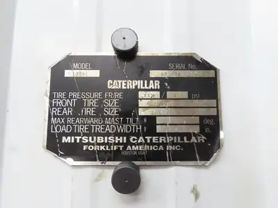 Caterpillar EC25KE Electric Forklift Rear Axle Dual Hydraulic Steering Assembly