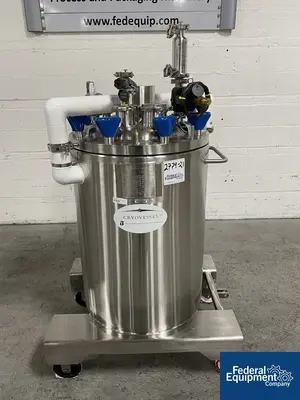 USED ITT 125 Liter Integrated Biosystems Cryovessel, 316L S/S, 50/65#