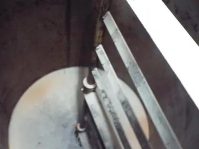 2,000 Liter Carbon Steel Mixing Tank