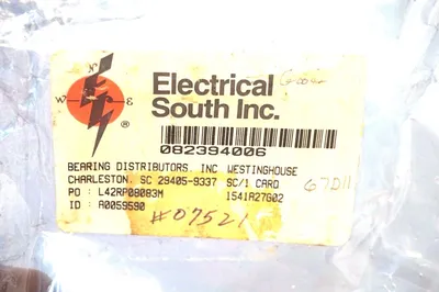 WESTINGHOUSE 1541A27-G02 PC BOARD 1541A27G02