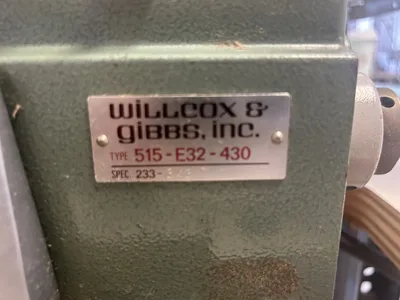 Pegasus / Wilcox & Gibbs 515-E32-430 Industrial Overlock/Serger Sewing Machine