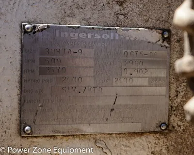 USED INGERSOLL RAND 3HMTA-9