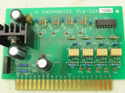 N Thermonics PLK-22A Printed Circuit Control Board PCB Card