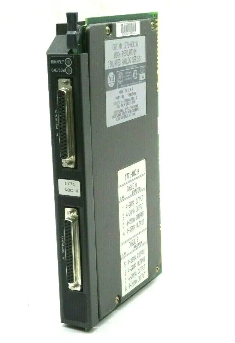 USED ALLEN BRADLEY 1771-NOC/A ISOLATED ANALOG SERIES A REV G 96132691 1771NOCA