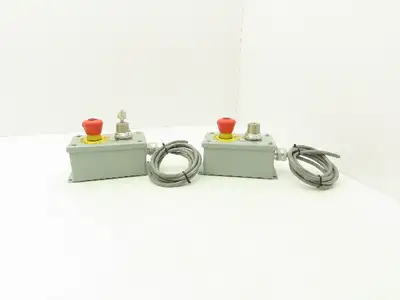 Hoffman E2PBG Electrical Enclosure Emergency Stop Key to Reset ONE KEY Lot of 2