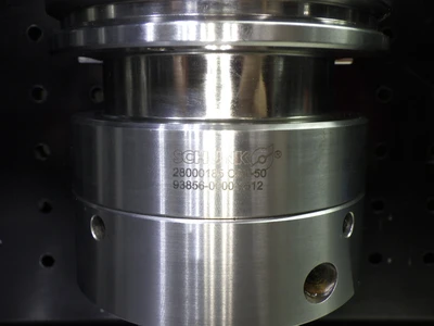 Schunk CAT50 TENDO Flange W/ 1.25" Hydraulic Head 28000185 / 28000810 (LOC1108C)