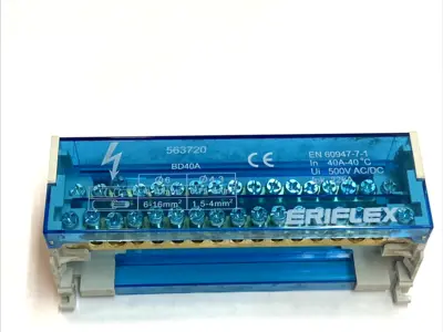 USED NVENT BD-40A TWO POLE DISTRIBUTION BLOCK 40A 500V