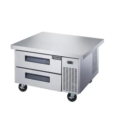New | in-Stock Dukers New Dukers DCB52-60-D2 Chef Base Refrigerator with 2 Drawers Chef Bases Illinois US | Falcon Restaurant Supply #1375634