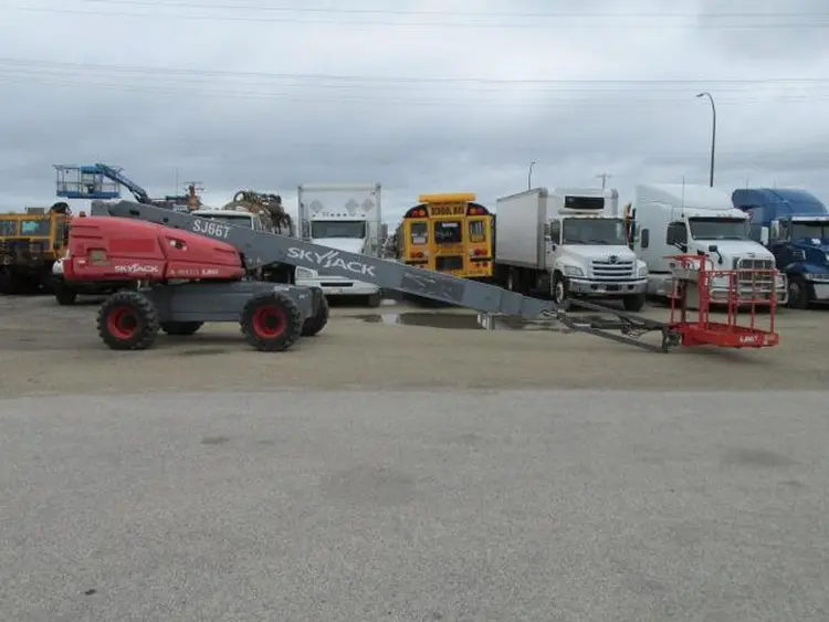 Used 2014 SKYJACK SJ66T Telescopic Boom Lifts Manitoba CA | Conquest Truck & Auto Sales #1421358