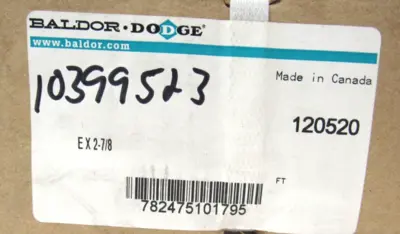 NEW BALDOR DODGE 120520 EX 2-7/8 KW BUSHING