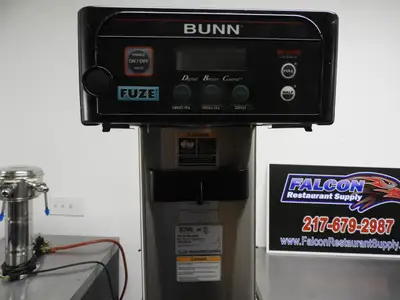 Used Bunn Used Bunn 35700.0034 Digital Tea Brewer 29 With Tray Brewing Equipment Illinois US | Falcon Restaurant Supply #1376539