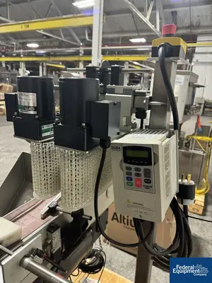 USED CLI Charles Lapierre Wrap Around Uni-Pharma Labeler, model UNI-500