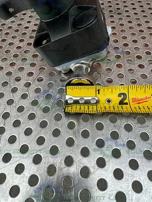 USED ITT PURE FLO .5-316L-RA15MAX-CWP150 BALL VALVE W/ 1.2" SANITARY FITTING