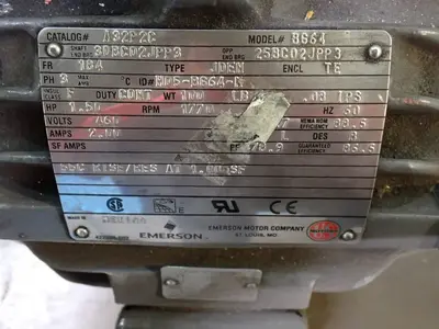 USED EMERSON MOTOR COMPANY BG64