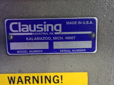 USED CLAUSING 1671