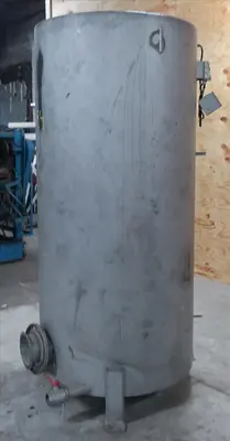 SPC8684  Tank 350 gallon vertical tank, Stainless Steel, flat