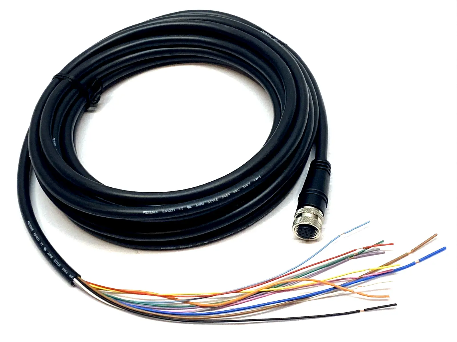 New | in-Stock KEYENCE 12-Pin Power Supply Cable 5M PLC Processors Michigan US | Maverick Industrial Sales #1389200