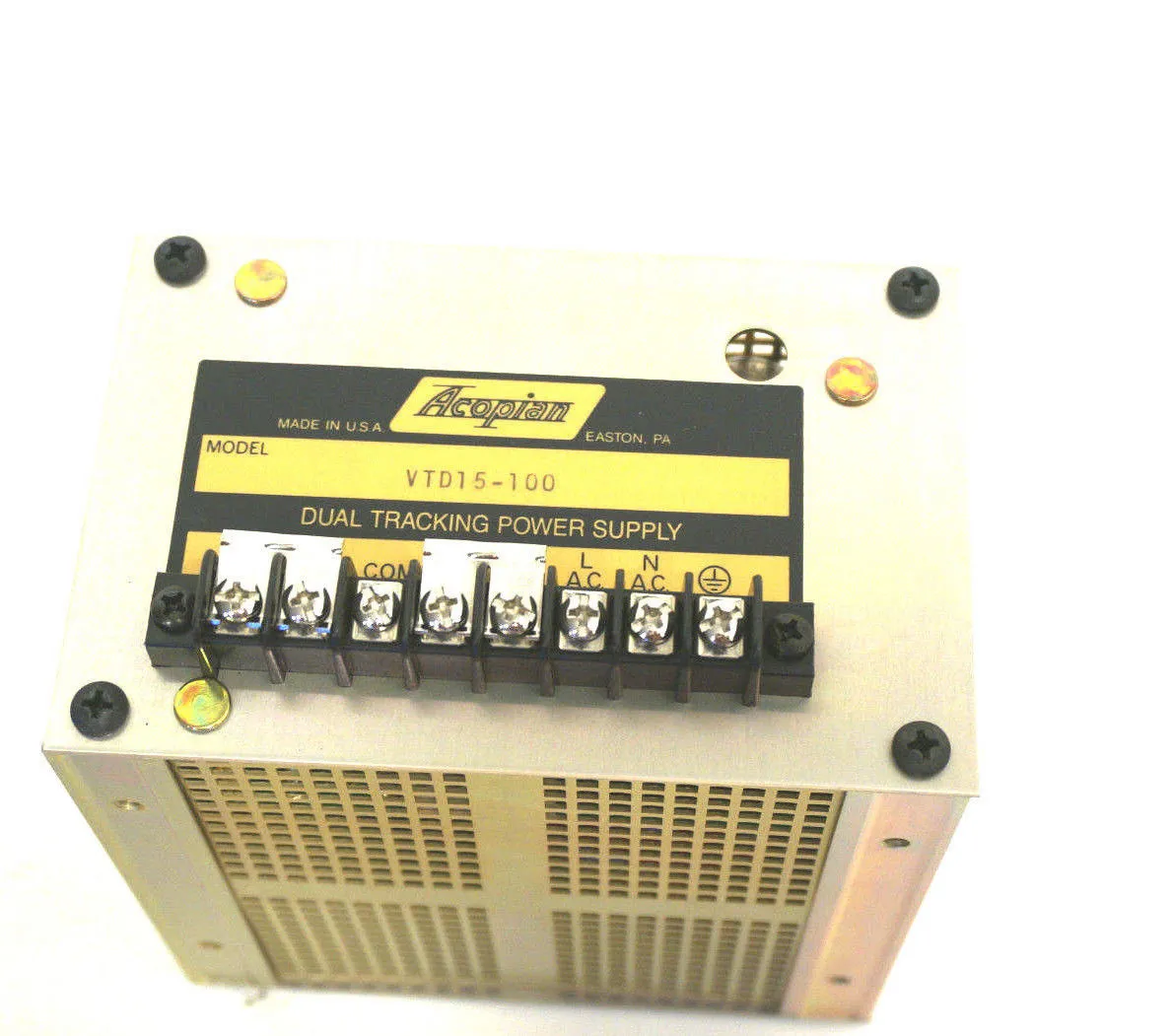 NEW ACOPIAN VTD15-100 POWER SUPPLY VTD15100