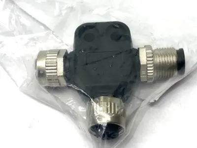 New | in-Stock Balluff T-Splitter, 2x M12 Female, M12 Male, BCC M415-M4415-T0117-000 Electrical Fittings Michigan US | Maverick Industrial Sales #1475521