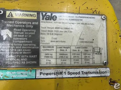 USED 2017 YALE GLP060MX
