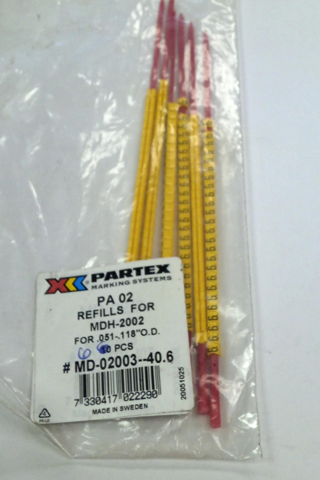 NEW PARTEX MD-02003-40.6