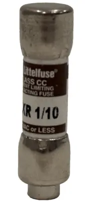 LOT OF 6 NEW LITTELFUSE KLKR-1/10 CLASS CC FAST ACTING FUSES KLKR110