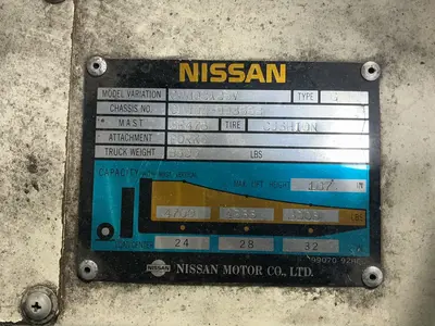 Used NISSAN CPHO2A25V Misc Forklifts Ohio US | HGR 24 #1446263
