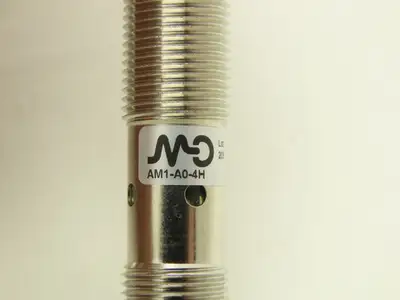 Micro Detectors AM1-A0-4H Inductive Proximity Switch 10-30VDC 12mm OD x 75mm OAL