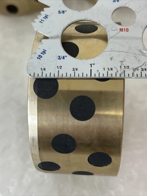(4) New Bush Oiless Graphite Plugged Bushing Part #?? NNB Warranty Fast Ship