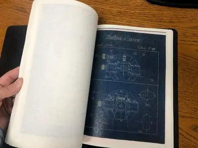 2810-385 Lienhard & Co. La Chaux-De-Fonds (Switzerland) Guilloche Engine Turning & Brocading “The Holy Grail” Book 84 Pages + Handwritten Notes COPY