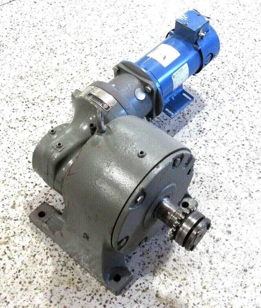 USED US MOTORS GWBP GEAR MOTOR 110.6:1 E472W11W273R004F WCQ752 90VDC 3/4HP