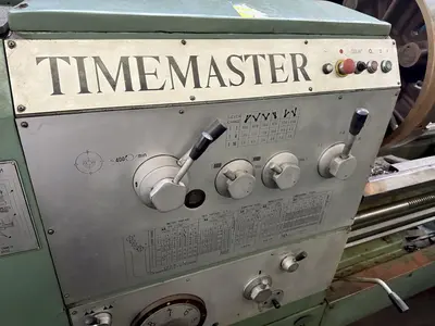 32/36" x 120" TIMEMASTER GAP BED ENGINE LATHE, 4" SPINDLE HOLE: STOCK #23757