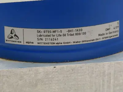 Wittenstein SK 075S-MF1-5-0H1-1K00 Planetary Gearbox 5:1 Reducer Right Angle