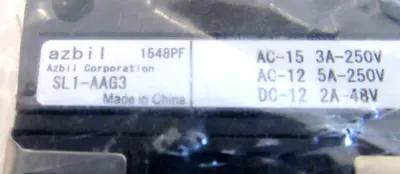 NEW AZBIL CORPORATION SL1-AAG3 LIMIT SWITCH ASSEMBLY SL1AAG3