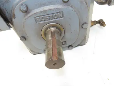 Boston Gear F732-20F-B7-H Worm Gearbox 20:1 Reducer 4.2Hp 88rpm 140TC Dual Shaft
