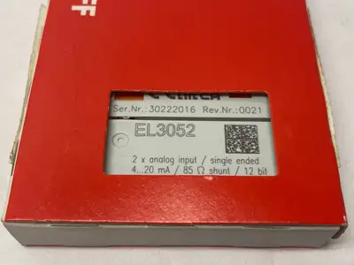 NEW BECKHOFF ETHERCAT 2-CHANNEL ANALOG INPUT TERMINAL 12-BIT