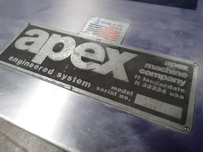 USED APEX MACHINE CO. RS400