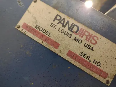 6,000 LB PANDJIRIS MODEL PIPER 3 TANK TURNING ROLLS, DRIVE & IDLERS, 110V : YOBRO 24750