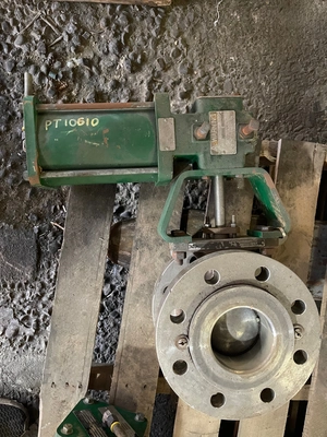 Fisher 4" V300  V-Ball Control Valve