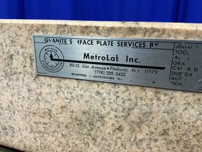 Used STARRETT _UNKNOWN_ Granite Surface Plates Ohio US | HGR 24 #1545383