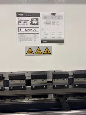 NEW OTINUS HYDRAULIC PRESS BRAKE 66t X84"