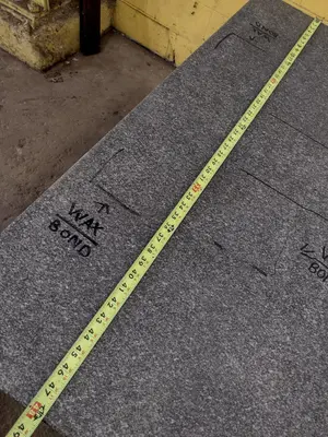 8' X 4' X 14" CHALLENGE PRECISION LAYOUT INSPECTION GRANITE TABLE: STOCK #23804