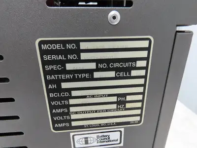 Xtreme Power HF Forklift Battery Charger 36-1A2B-E3 36V 250A 480V 3Ph
