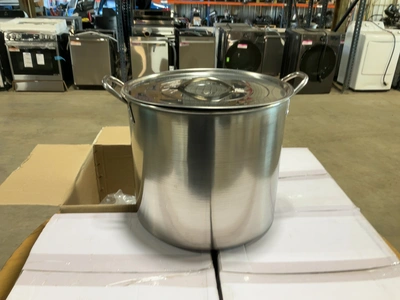 Used LOT OF (4) BREWMASTER 5 GALLON STAINLESS STEEL BREW KETTLES Brewing Equipment Michigan US | Miedema Asset Management Group #1580070