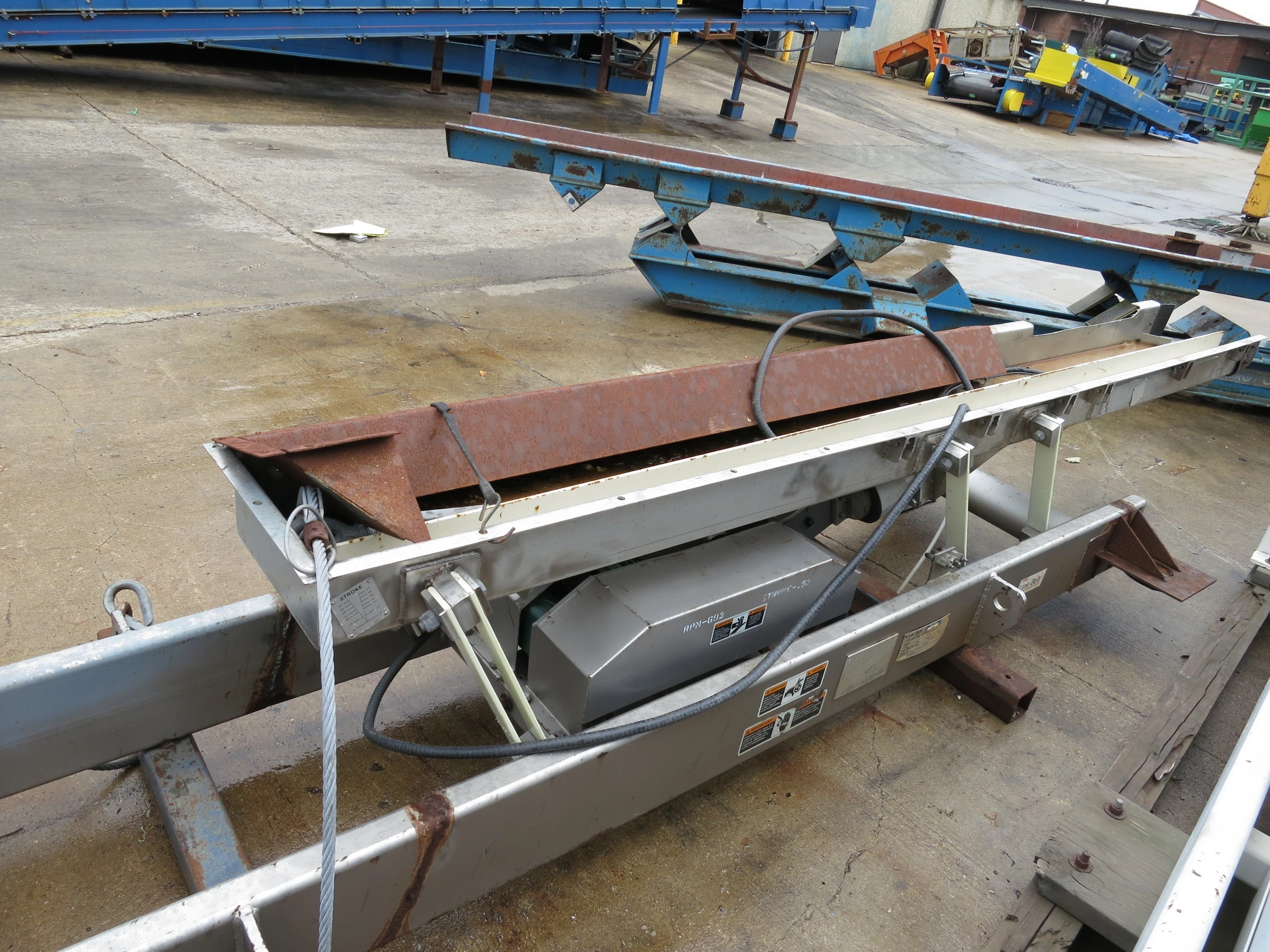 12" x 9' Used Link-Belt Shaker Conveyor