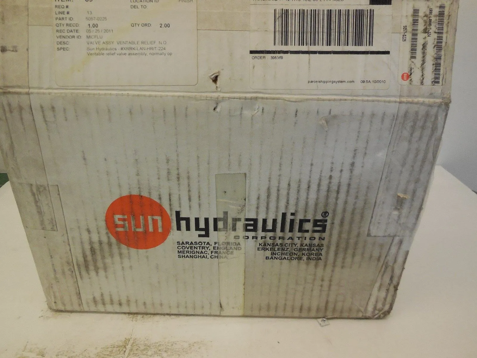 NEW SUN HYDRAULICS XRRK-LANHR/T-224 MANIFOLD VALVE XRRKLANHRT224