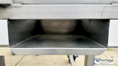 USED HEINZEN MANUFACTURING INTERNATIONAL 2720 MANUAL PACKING TABLE W/ DUAL SCALES