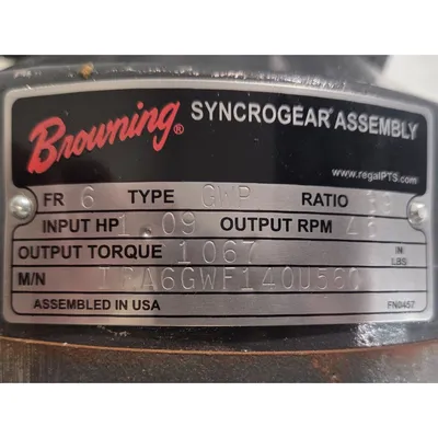 Used BROWNING MFG _UNKNOWN_ Speed Reducers West Virginia US | JM Industrial #1744148