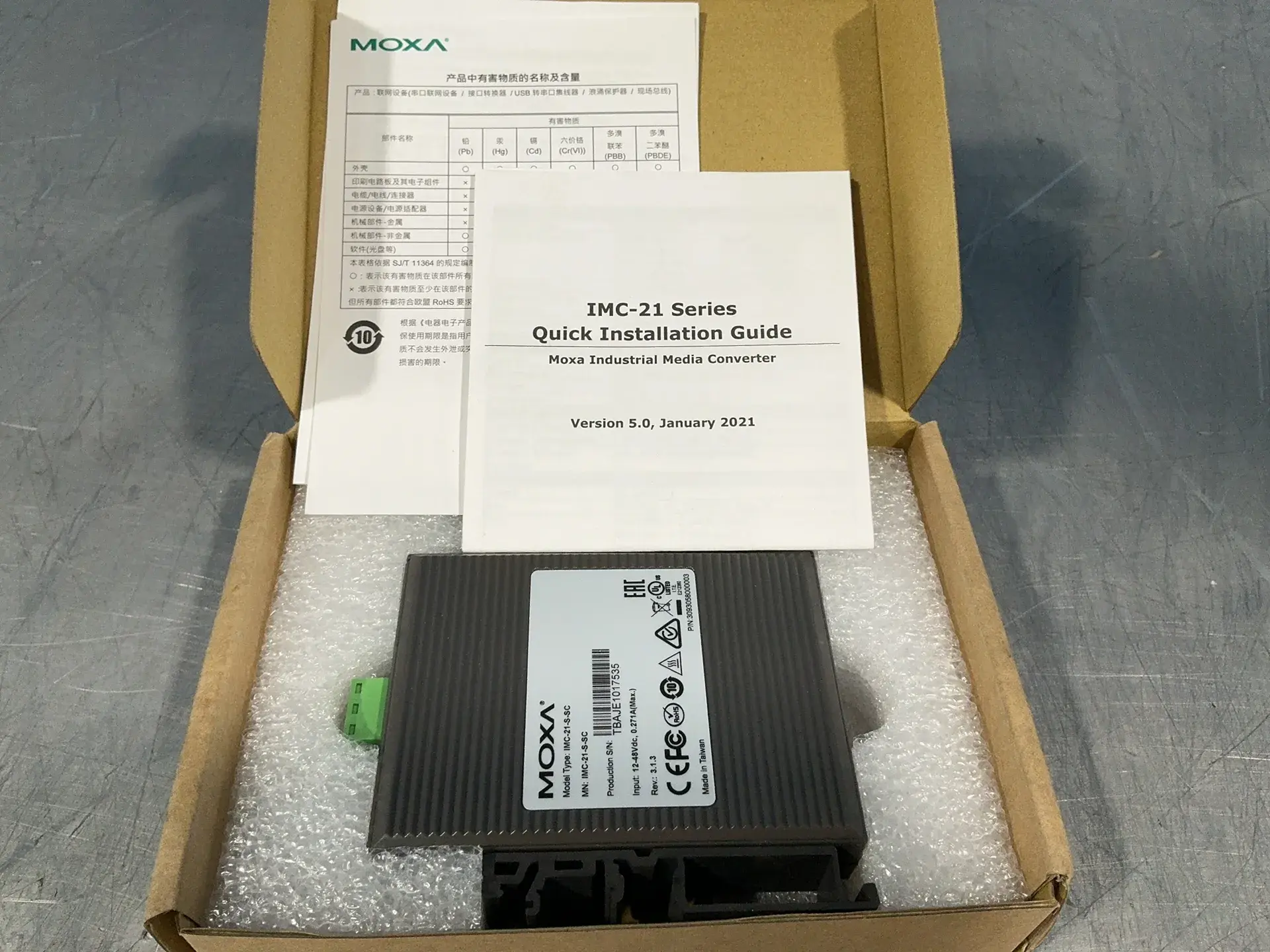 Used MOXA IMC21SSC Misc Networking Equipment Ohio US | HGR 24 #1478137