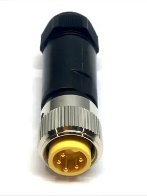 USED AUTOMATIONDIRECT ZIPPORT 5-PIN MALE FIELD CONNECTOR 7/8"-16